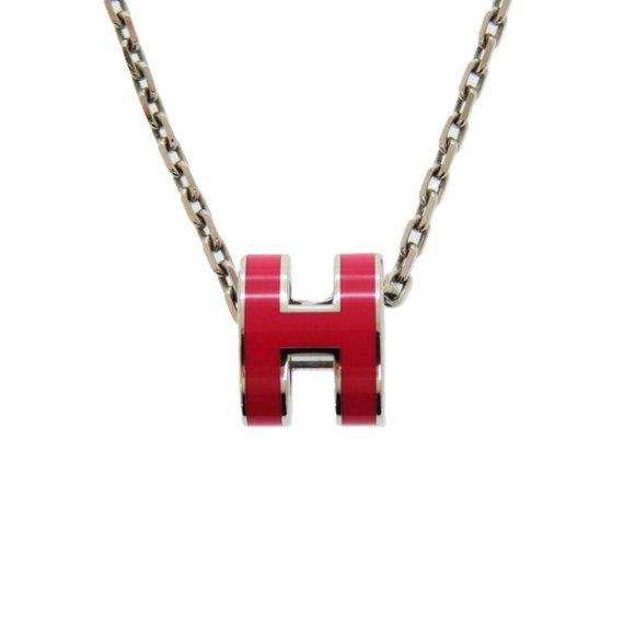 Like new Hermes Mini Pop H Metal Necklace 0713HERMES - Picture 1 of 8